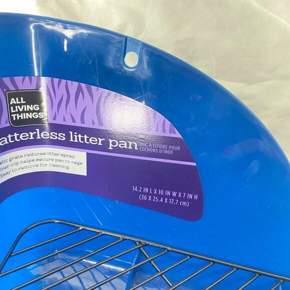 All Living Things Guinea Pig Scatterless Litter Pan NWT - Picture 4 of 5